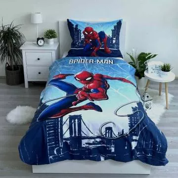 Bavlnn povleen Spiderman Blue 4